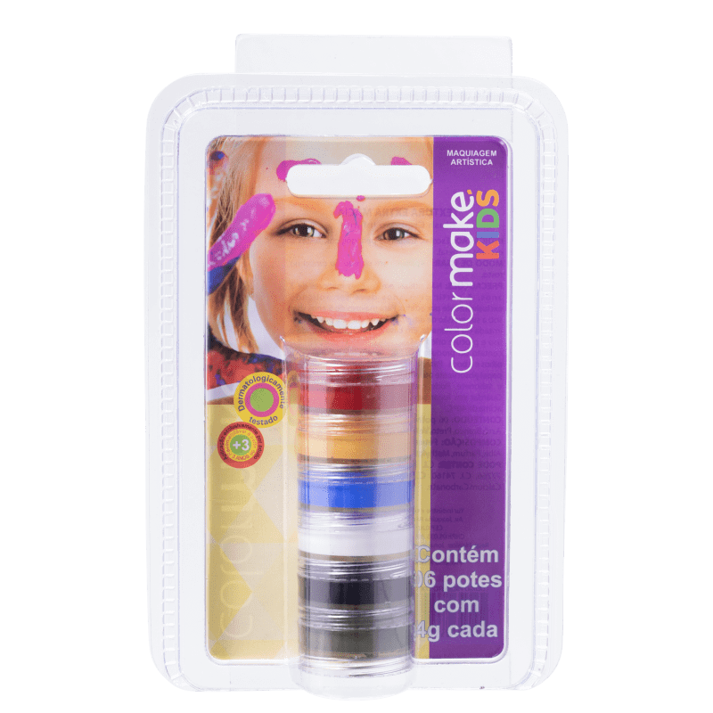 Kit Colormake Kids Tinta Facial (6 Unidades)