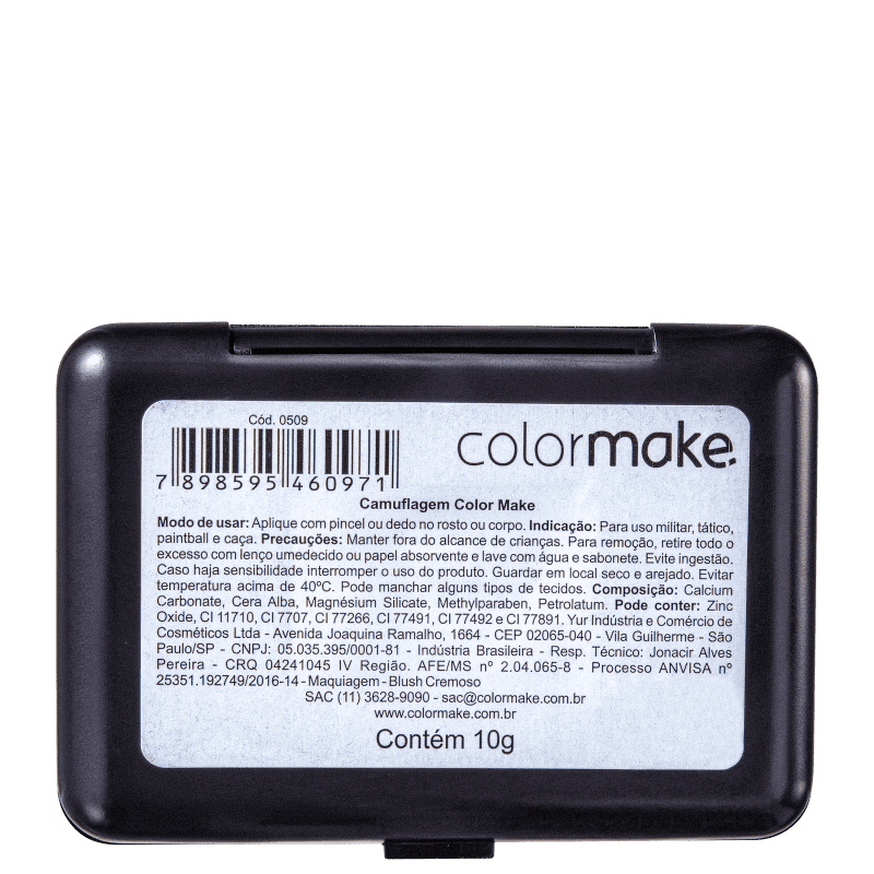 Colormake Camuflagem Estojo - Paleta de Maquiagem