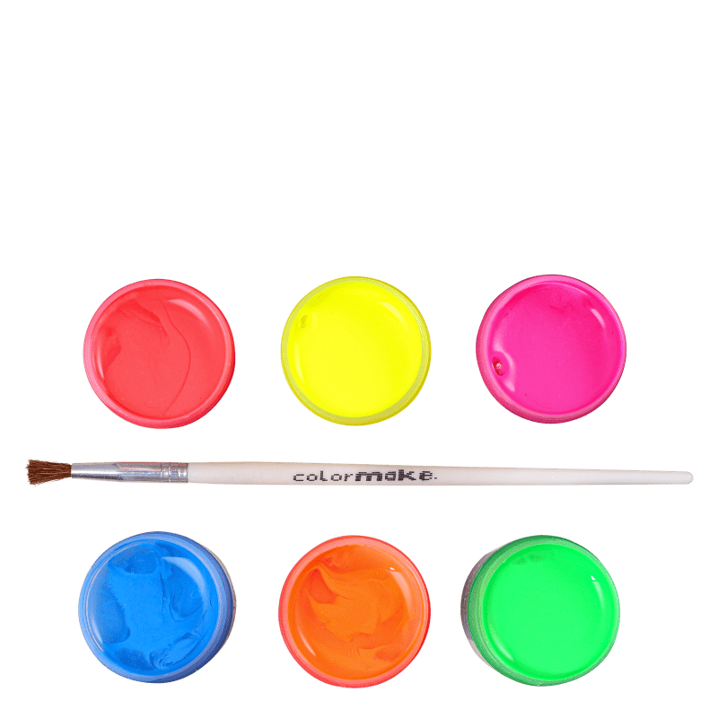 Kit Colormake Fluor Tinta Facial (6 Unidades)