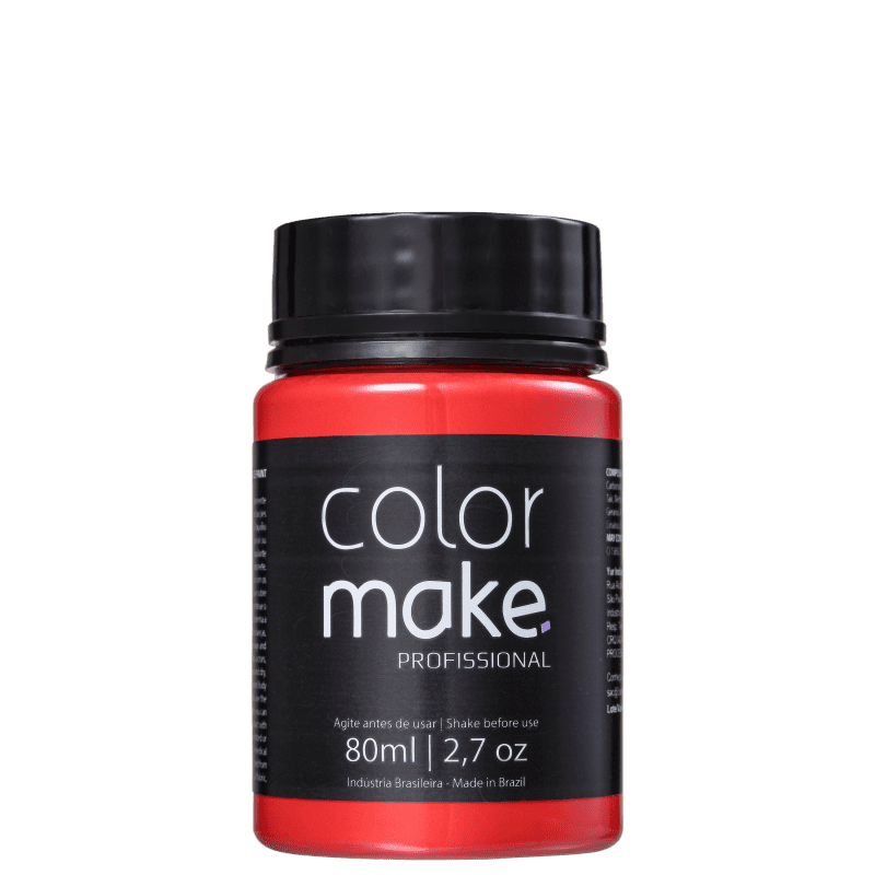 Colormake Profissional Vermelho - Tinta Líquida Facial 80ml