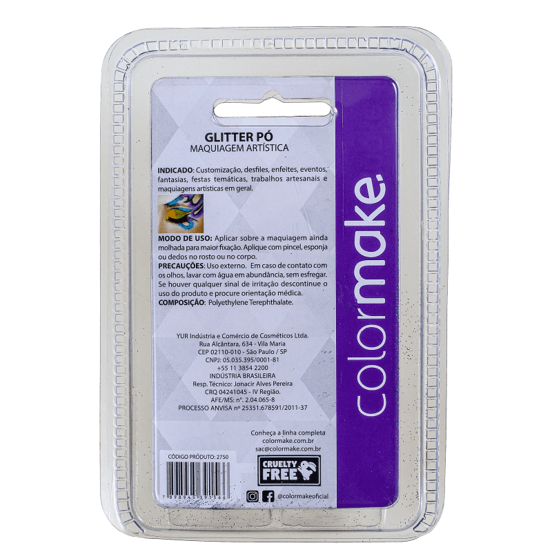 Kit Colormake Glitter em Pó (10 Unidades)
