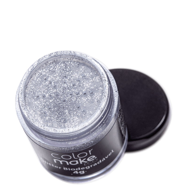 Colormake Eco Prata - Glitter Biodegradável 4g
