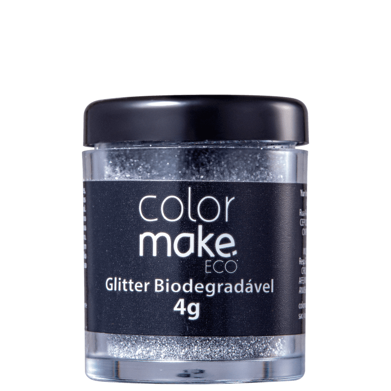 Colormake Eco Prata - Glitter Biodegradável 4g