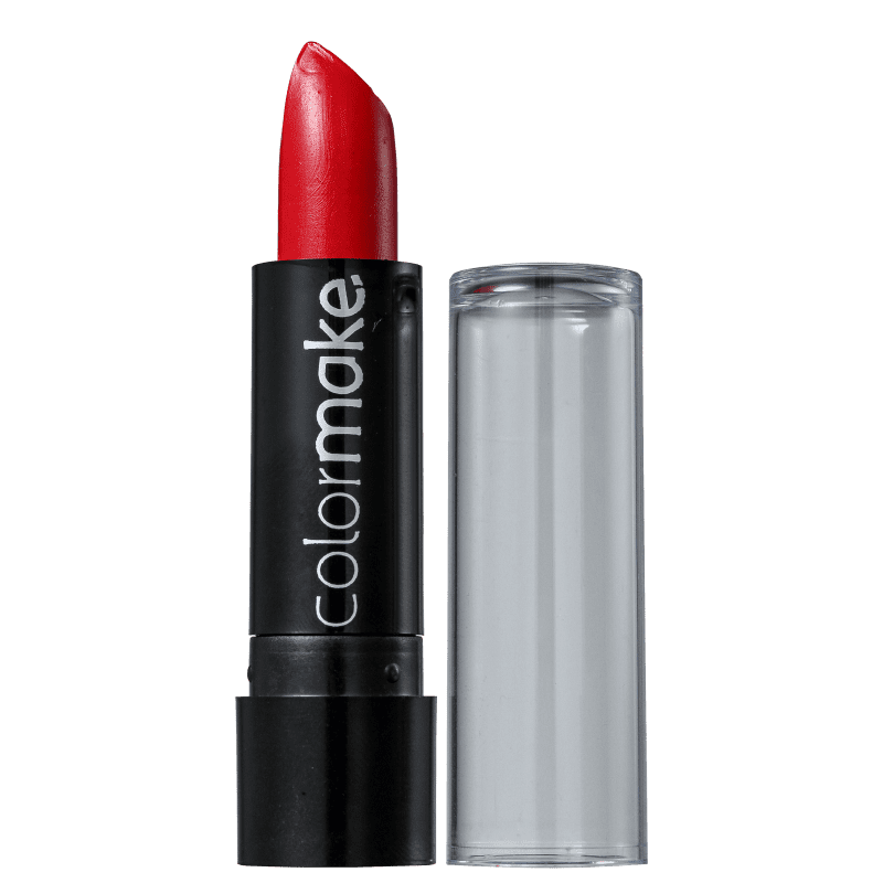 Colormake Vermelho - Batom Cremoso 3,5g