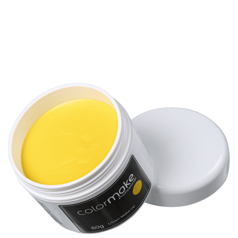 Colormake Clown Makeup Amarelo - Tinta Cremosa 60g