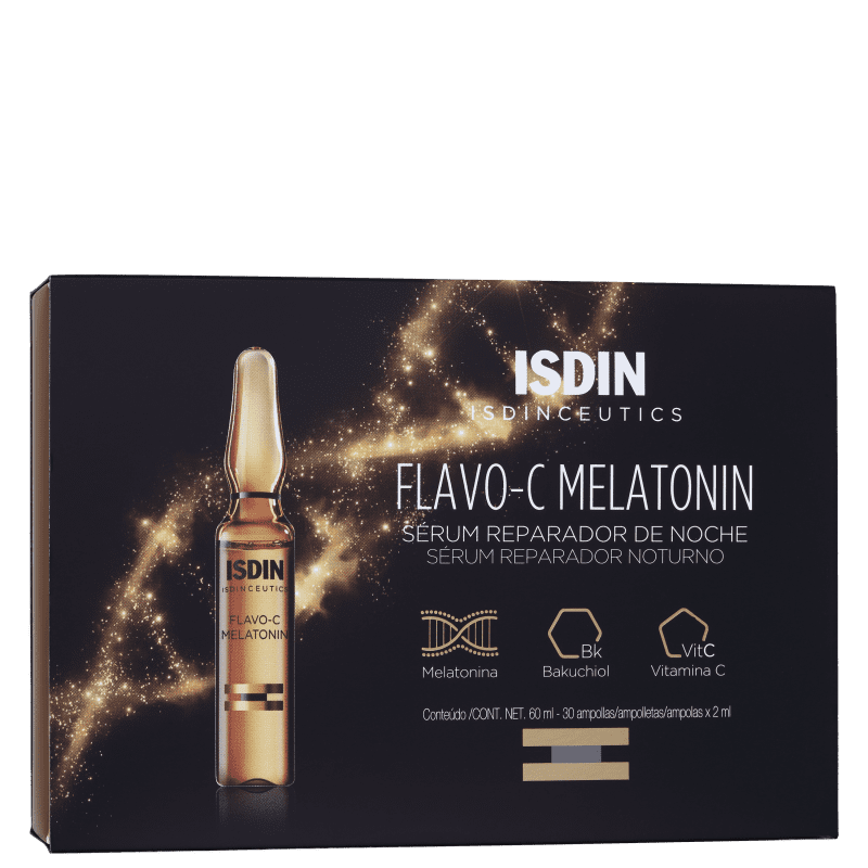 ISDIN Isdinceutics Flavo-C Melatonin - Sérum Antioxidante Noturno 30x2ml