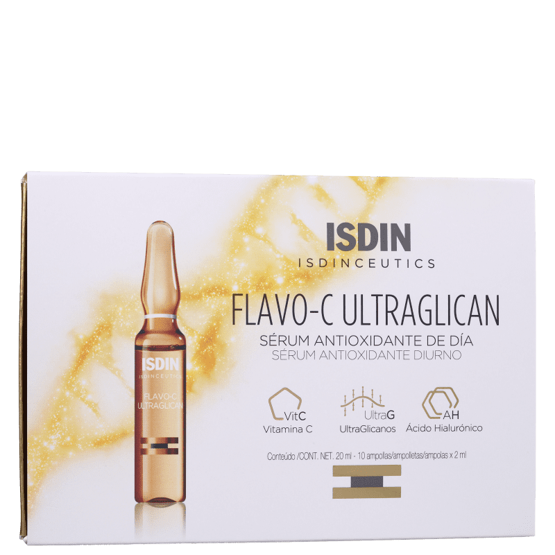 ISDIN Isdinceutics Flavo-C Ultraglican - Sérum Antioxidante Diurno 10x2ml
