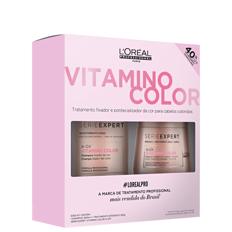 Kit L'Oréal Professionnel Vitamino Color Tratamento (2 Produtos)