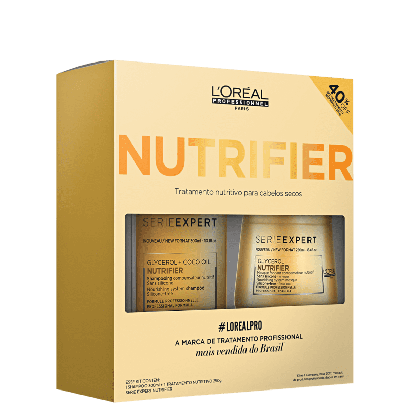 Kit L'Oréal Professionnel Nutrifier Tratamento (2 Produtos)