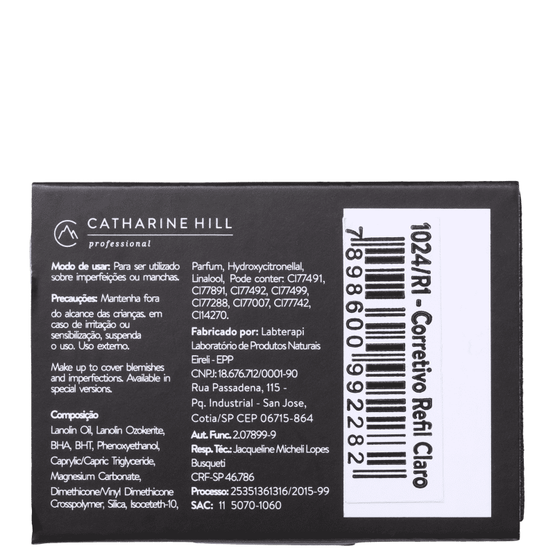 Catharine Hill Refil Claro - Corretivo Compacto 2g