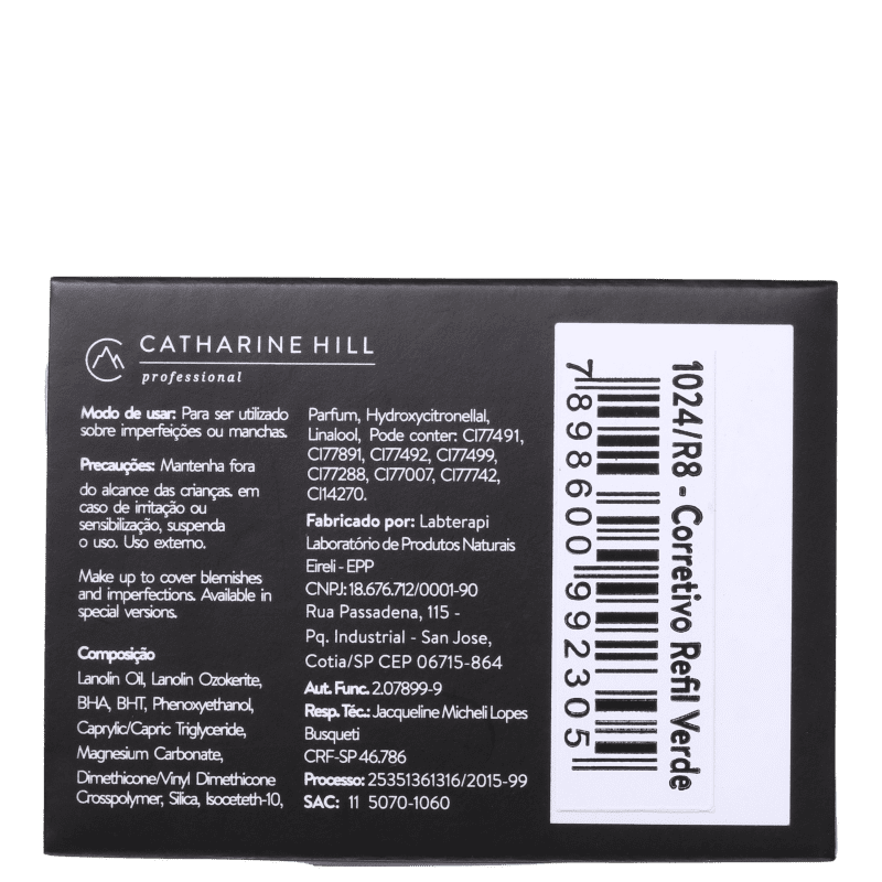 Catharine Hill Refil Verde - Corretivo Compacto 2g
