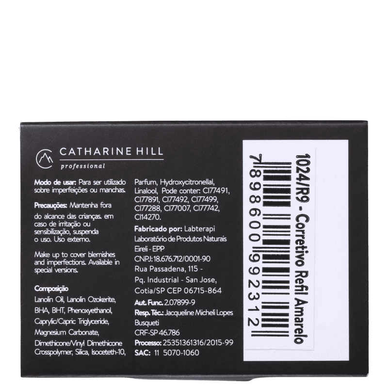 Catharine Hill Refil Amarelo - Corretivo Compacto 2g