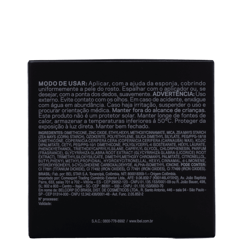 L’Bel Clarité FPS 30 6 Medium - Base Compacta 9g