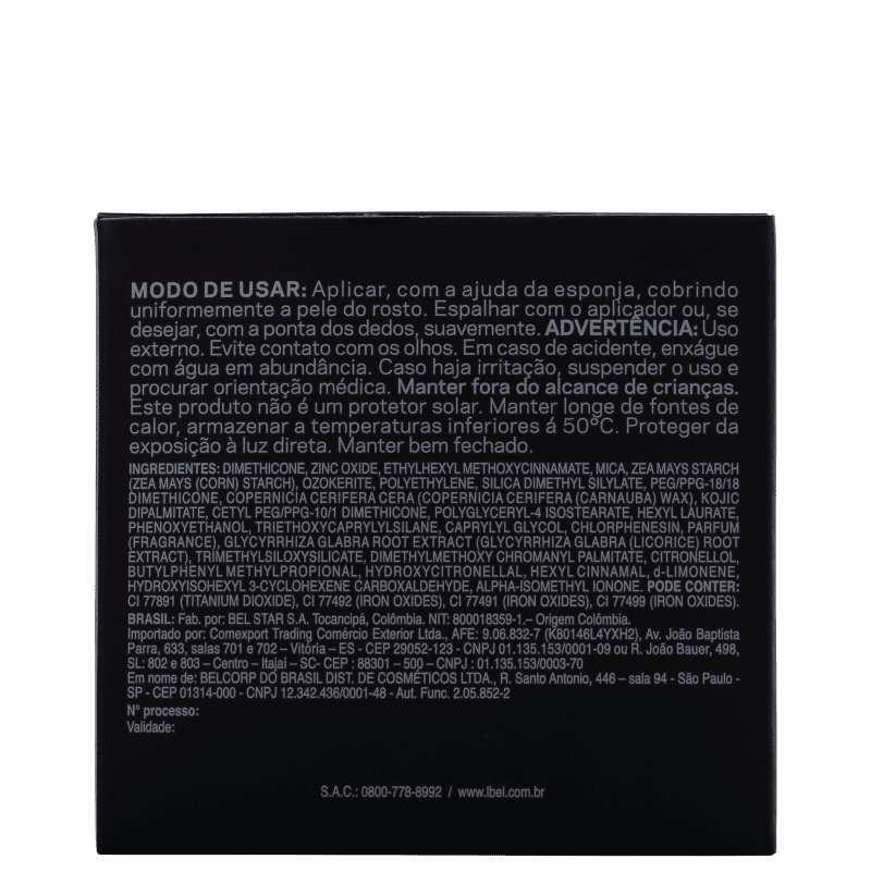 L'Bel Clarité FPS 30 9 Obscure - Base Compacta 9g