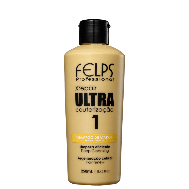 Felps Professional XRepair Ultra Cauterização Dilatador - Shampoo Antirresíduo 250ml