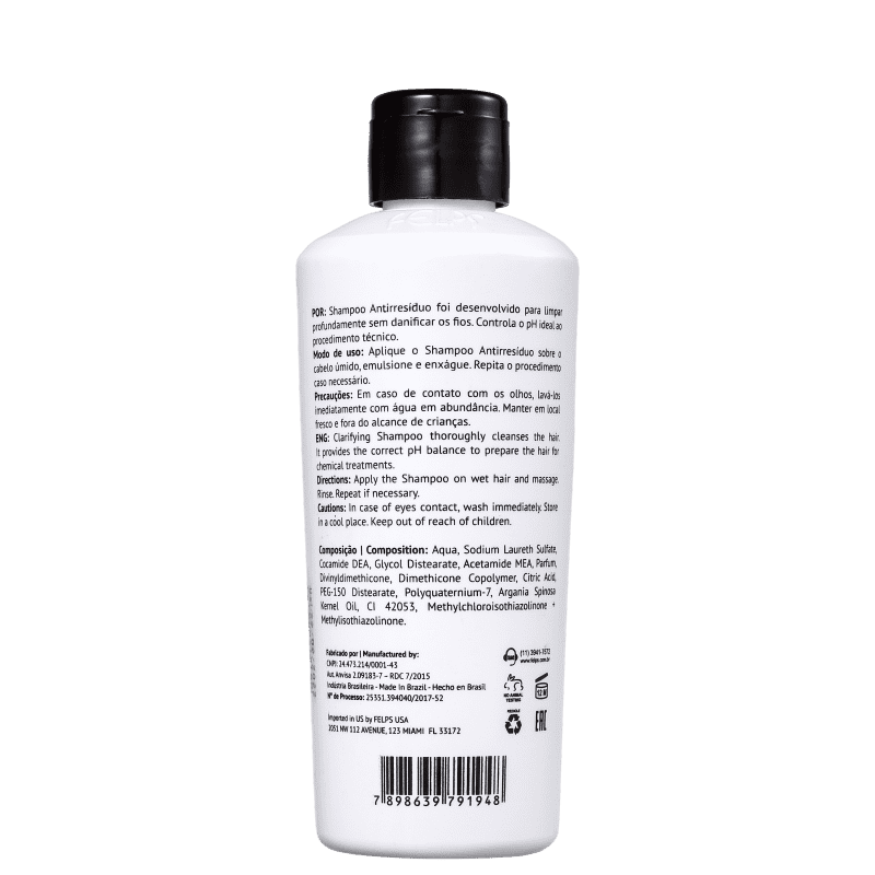 Felps Antirresíduo - Shampoo 250ml