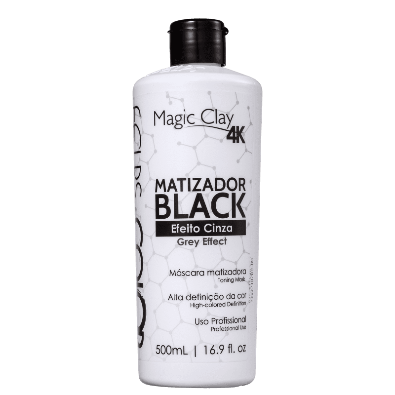 Felps Profissional Color Magic Clay 4K Black Efeito Cinza - Máscara Tonalizante 500ml Menor preço em Felps Profissional Color Magic Clay 4K Black Efeito Cinza - Máscara Tonalizante 500ml