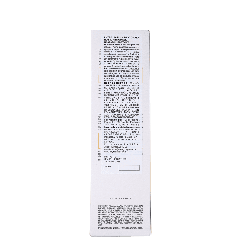 PHYTO Phytojoba Moisturizing - Máscara Capilar 150ml