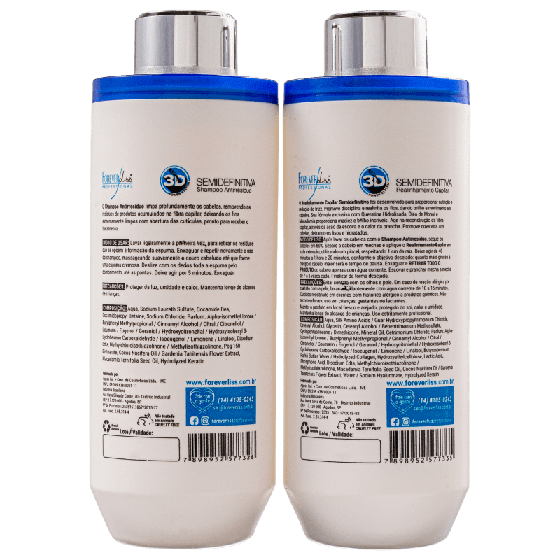 Kit Forever Liss Professional Semidefinitiva (2 Produtos)