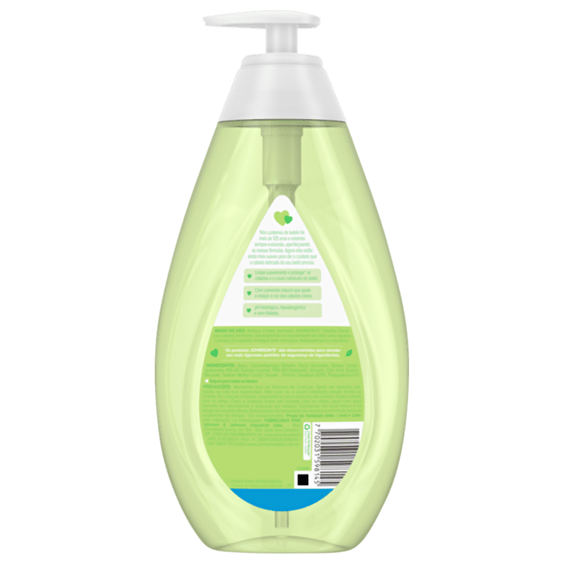 Shampoo Johnson's Baby Cabelos Claros 750ml