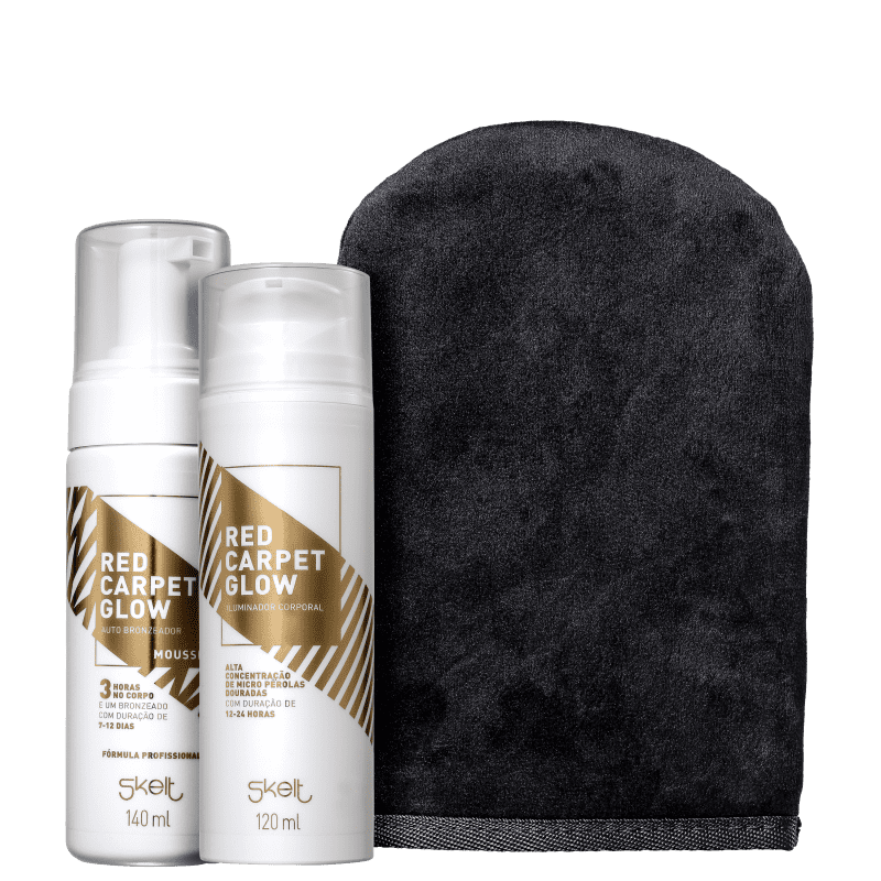 Kit Skelt Red Carpet Glow Shine (3 Produtos)