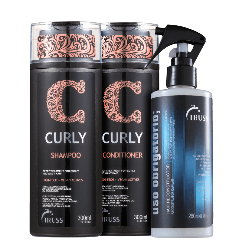 Kit Truss Curly Obrigatório (3 Produtos)