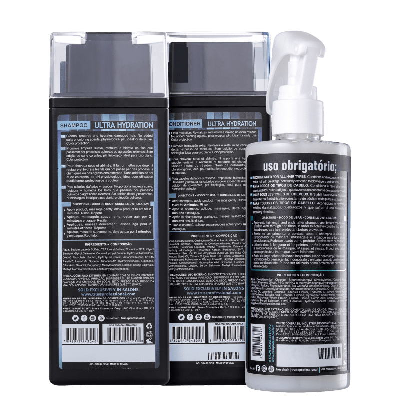 Kit Truss Ultra Hydration Obrigatório (3 Produtos)