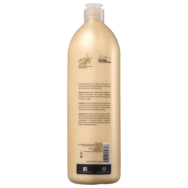 Jacques Janine Professionnel Excellence Neutral Pure & Balance - Condicionador 1000ml