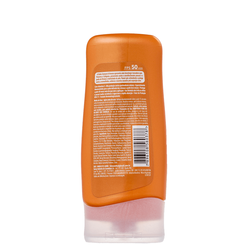 Cenoura & Bronze Kids FPS 50 - Protetor Solar 110ml