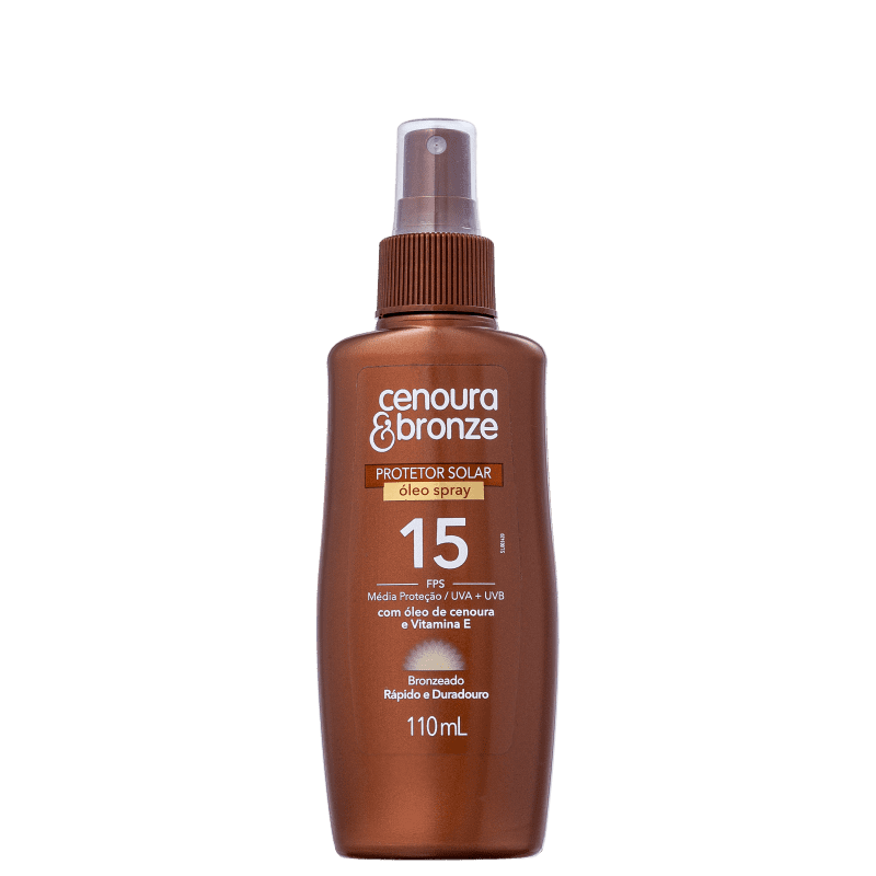 Cenoura & Bronze FPS 15 - Spray Bronzeador 110ml