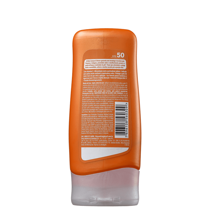 Cenoura & Bronze FPS 50 - Protetor Solar 110ml