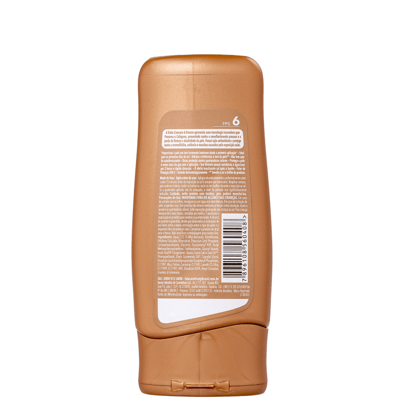 Cenoura & Bronze Efeito Dourado FPS 6 - Bronzeador 110ml