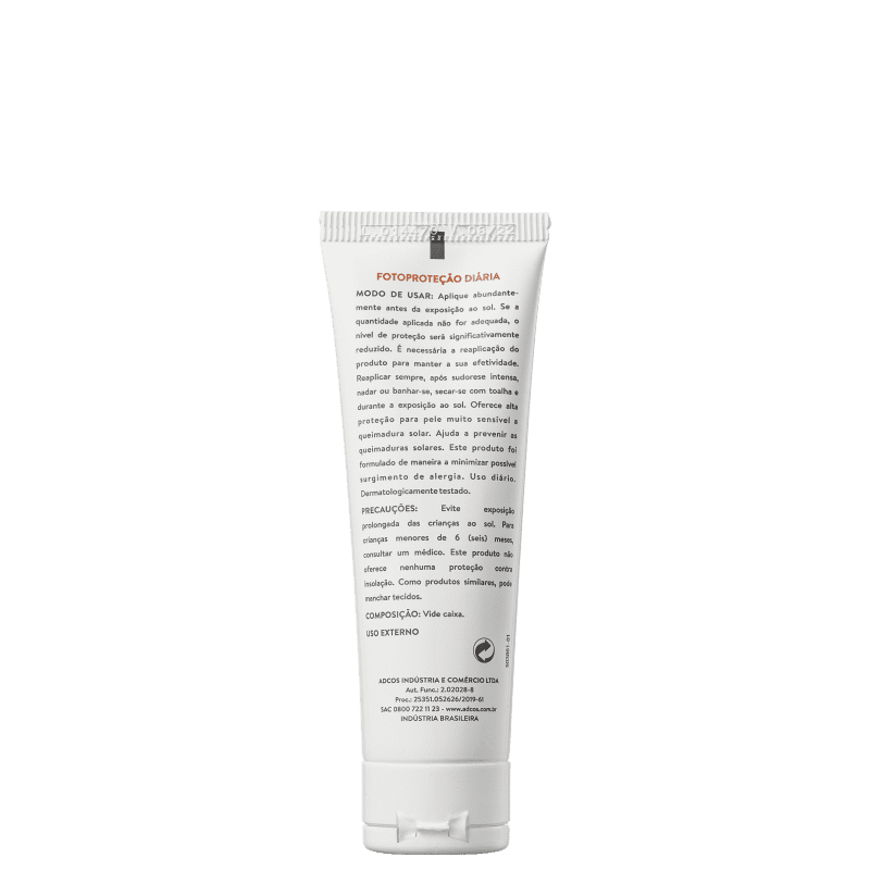 Adcos Fotoproteção Diária Tonalizante Nude Mousse FPS50 - Protetor Solar 50g