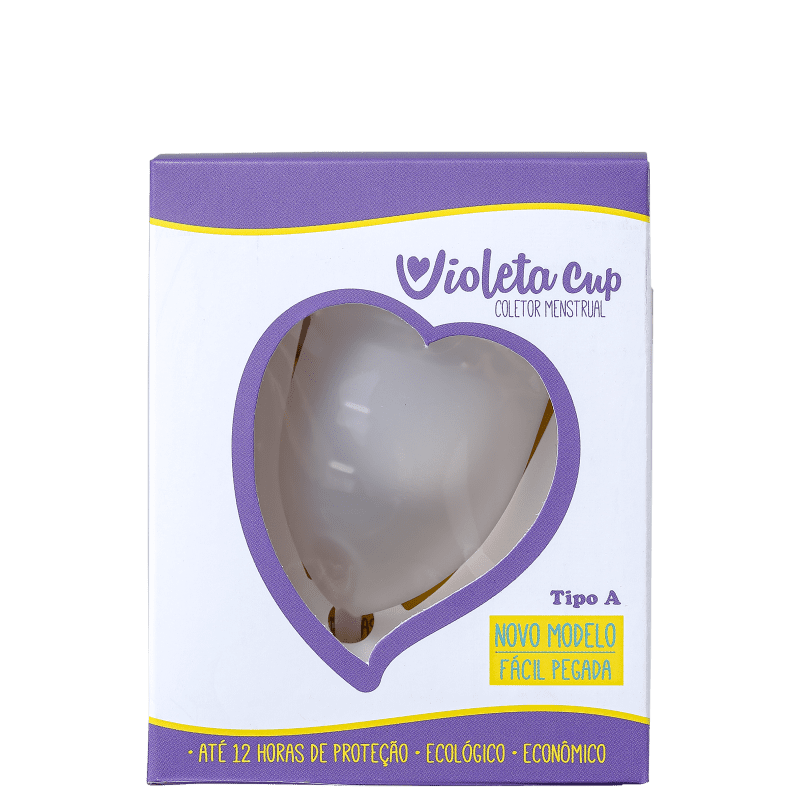 Violeta Cup Tipo A Transparente - Coletor Menstrual 40g