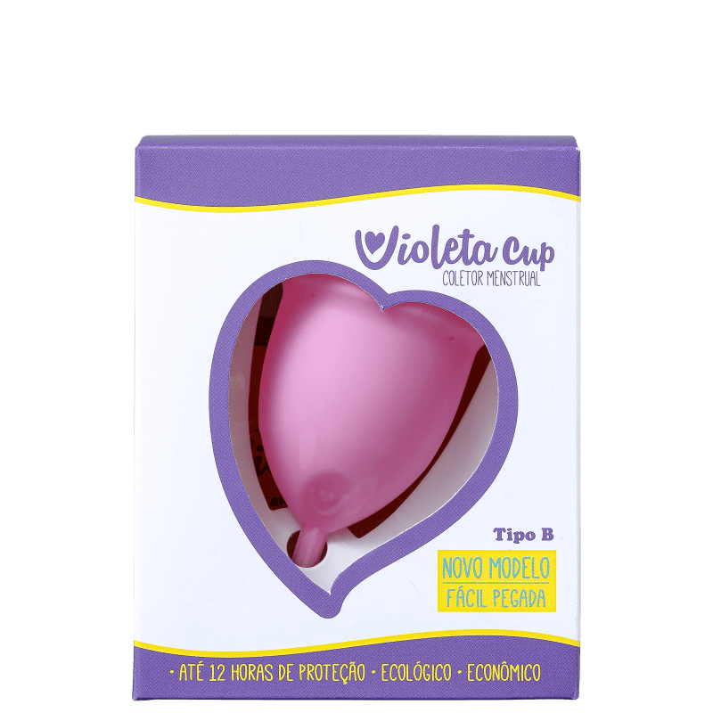 Violeta Cup Tipo B Rosa - Coletor Menstrual 36g
