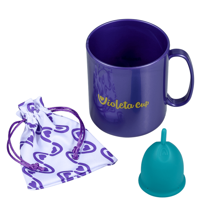 Kit Violeta Cup Tipo A Verde (2 Produtos)