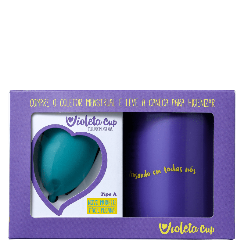 Kit Violeta Cup Tipo A Verde (2 Produtos)
