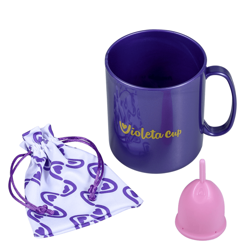 Kit Violeta Cup Tipo B Rosa (2 Produtos)