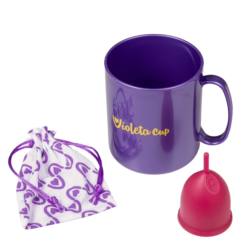 Kit Violeta Cup Tipo A Vermelho (2 Produtos)