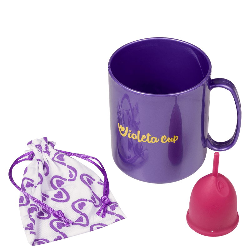 Kit Violeta Cup Tipo B Vermelha (2 Produtos)