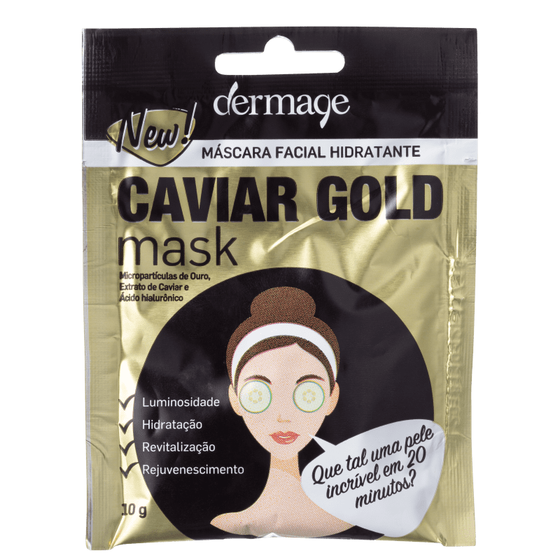 Dermage Caviar Gold - Máscara Facial 10g
