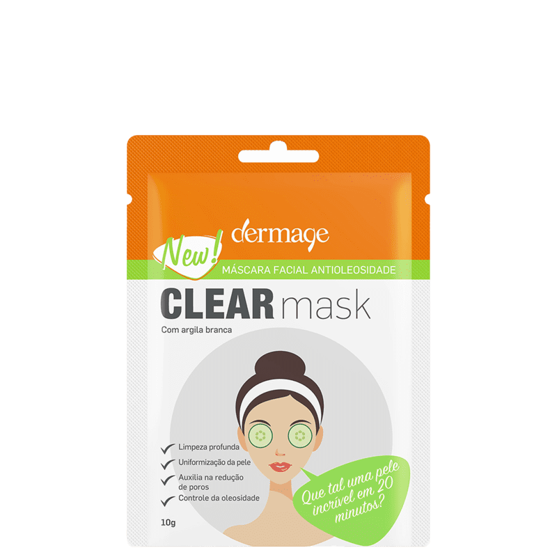 Dermage Clear - Máscara Facial 10g