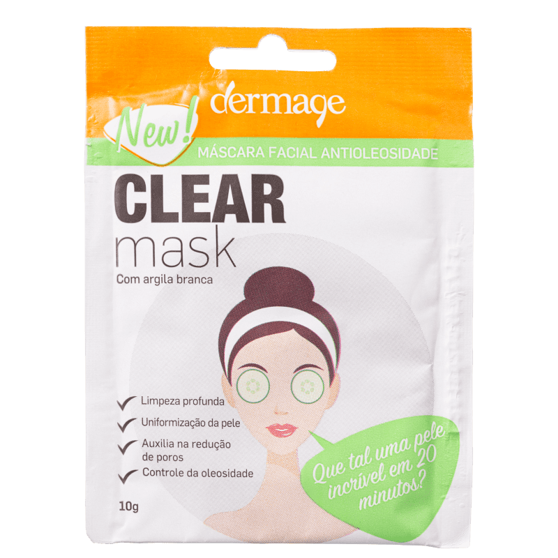 Dermage Clear - Máscara Facial 10g