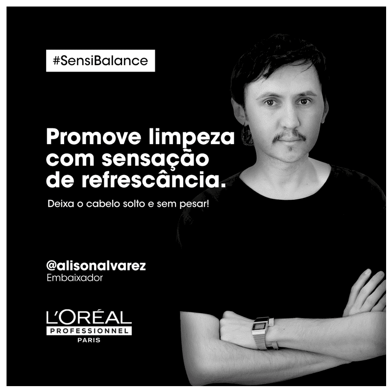 L'oréal Sensi Balance Shampoo 500 ml NOVO para alisamento brasileiro