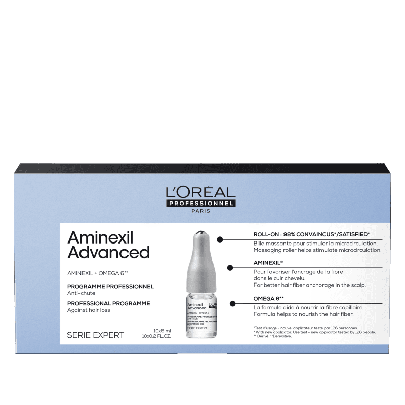 L'Oréal Professionnel Aminexil Advanced - Ampolas Capilares 10x6ml Menor preço em L'Oréal Professionnel Aminexil Advanced - Ampolas Capilares 10x6ml