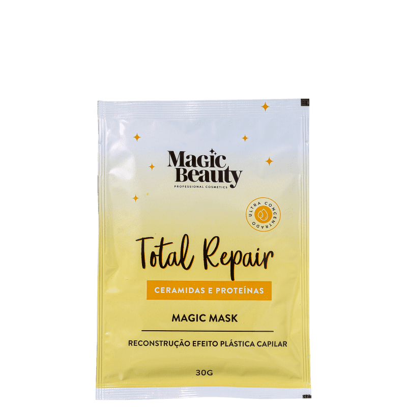 Magic Beauty Total Repair - Máscara Capilar Sachê 30g