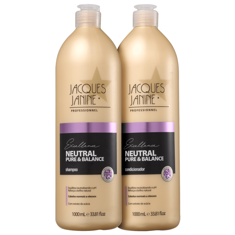 Kit Jacques Janine Professionnel Excellence Neutral Pure & Balance Duo (2 Produtos)