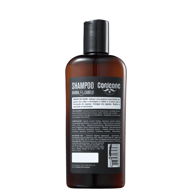 Corleone para Barba e Cabelo - Shampoo Multifuncional 200ml