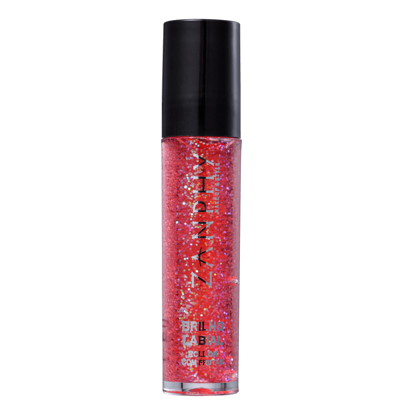 Zanphy Roll-On Morango com Glitter - Brilho Labial 6ml