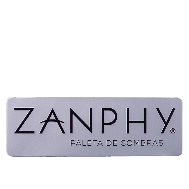 Zanphy Metallic Pack Prata - Paleta de Sombras 24g